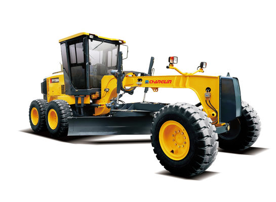 รถยนต์ถนน Grader 150Hp ระบบเบรกไฮดรอลิกกับ Komatsu เทคนิคคล้ายกับ XCMG