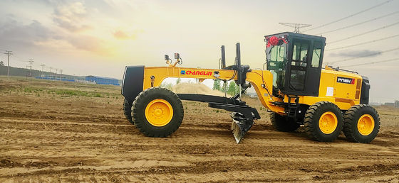 ชางลิน คอมแพคต์ มอเตอร์เกรดเกอร์ อุปกรณ์หนัก PY180H 180Hp กับ Bald 12 ฟุต / 10 ฟุต