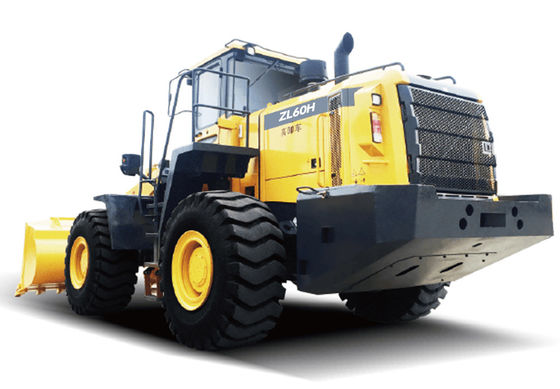 อุปกรณ์เครื่องบรรทุกล้อภาระหนัก ZL60H เครื่องบรรทุกด้านหน้า
