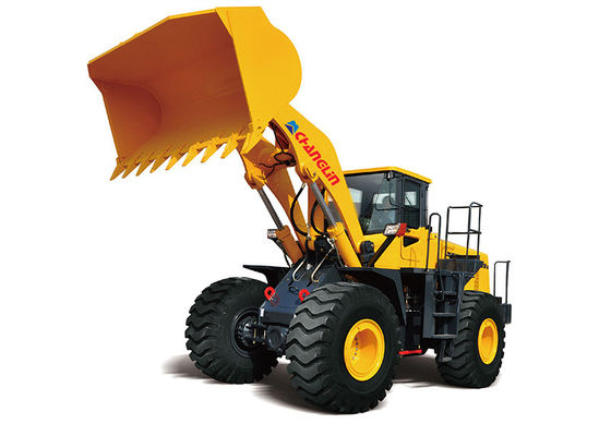 ZL80H อุปกรณ์เครื่องบรรทุกด้านหน้าทั่วไป การทํางานที่น่าเชื่อถือด้วยเครื่องยนต์ Cummins ของเดิม