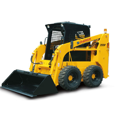 ชางลิน 255F Skid Loader 37KW เครื่องขับเคลื่อนล้อ Skid Steer Loader