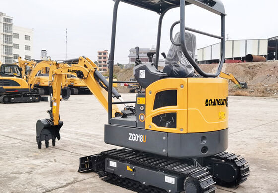 ZG017Sรถขุดขนาดเล็กออกแบบตามหลักสรีรศาสตร์พร้อมพื้นที่ขับขี่กว้างขวาง